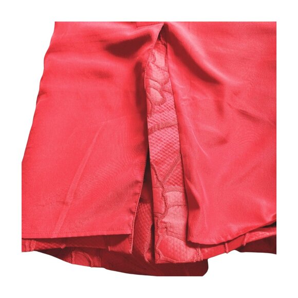 Marina Rinaldi Pre-love Plus Size Red Sleeveless Dress with Wide Belt Size 20US - Picture 14 of 16